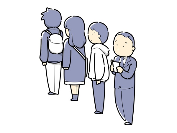 行列、並ぶ、待ち時間